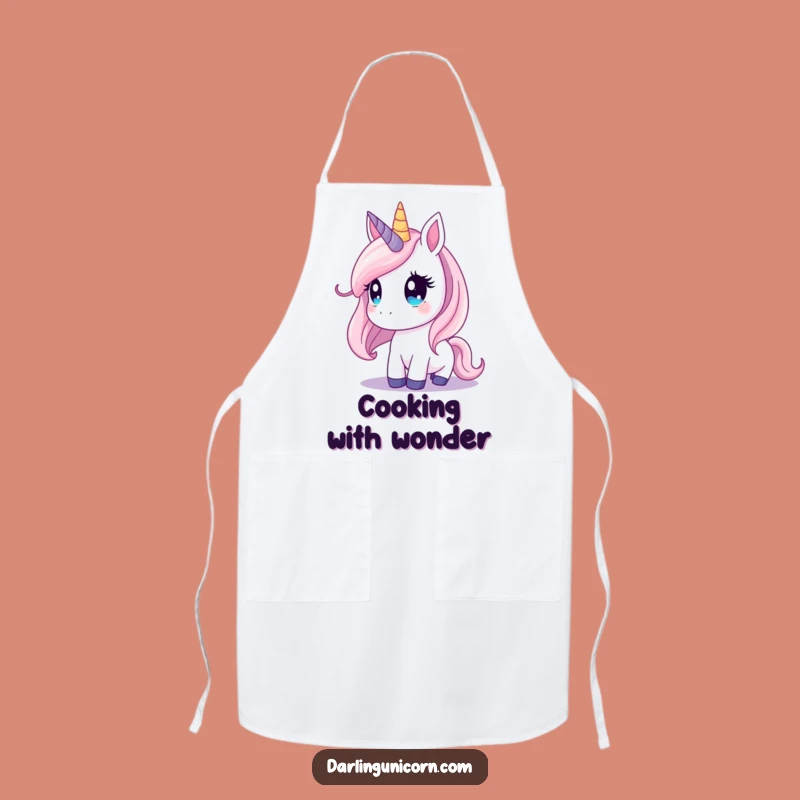 Funny Unicorn Starry Sky Apron: Celestial Chef, Dreamy Kitchen Gift