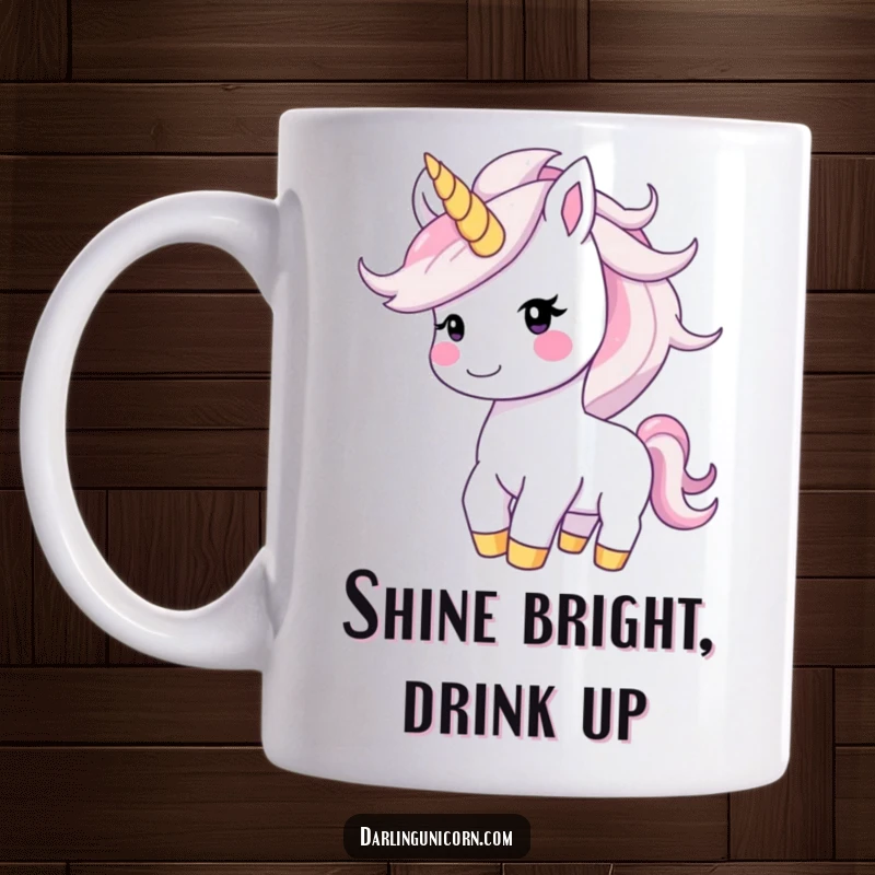 Funny happy unicorn with a broad smile tossing its glittering, starry mane, radiating pure, vibrant happiness.