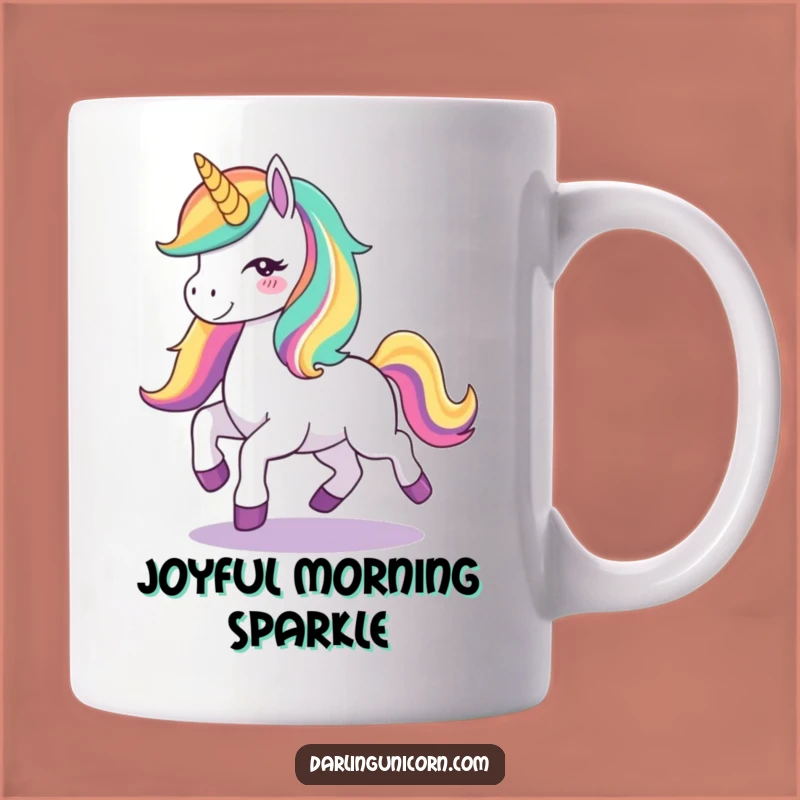 Funny Unicorn Joy Mug: Magical Rainbow Mane, Perfect Funny Gift