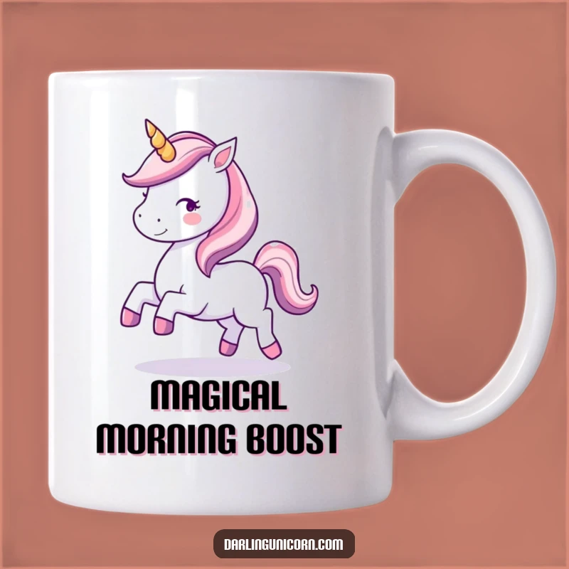 Funny Kawaii Unicorn Prancing Mug - Magical & Hilarious Gift for Dreamers
