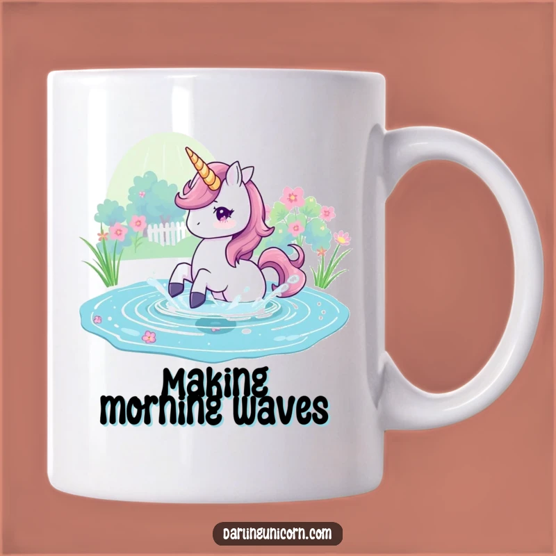 Funny Magical Unicorn Mug - Playful Splash, Perfect Whimsical Gift!