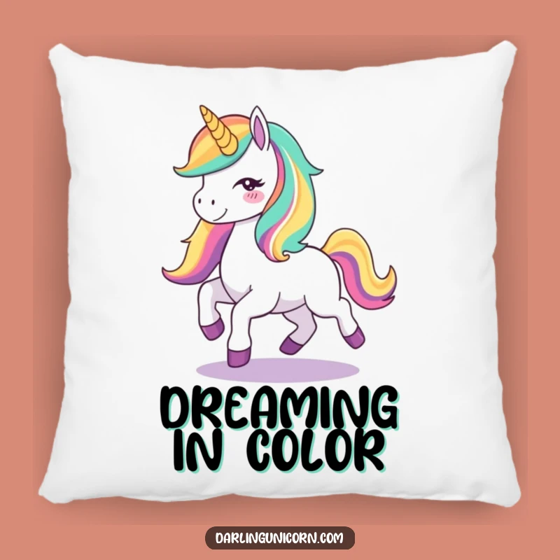 Funny Unicorn Joy Pillow: Cozy Comfort with Magical Sparkle