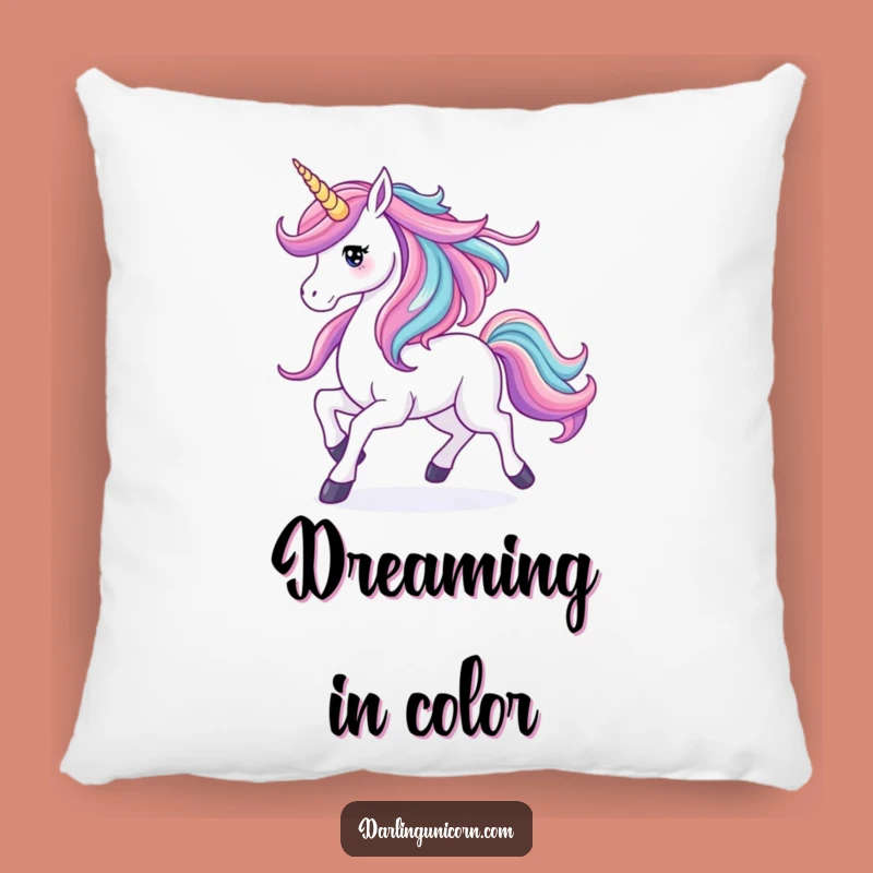 Elegant Funny Unicorn Waterfall Mane Pillow: Cozy Comfort & Style, Perfect Gift