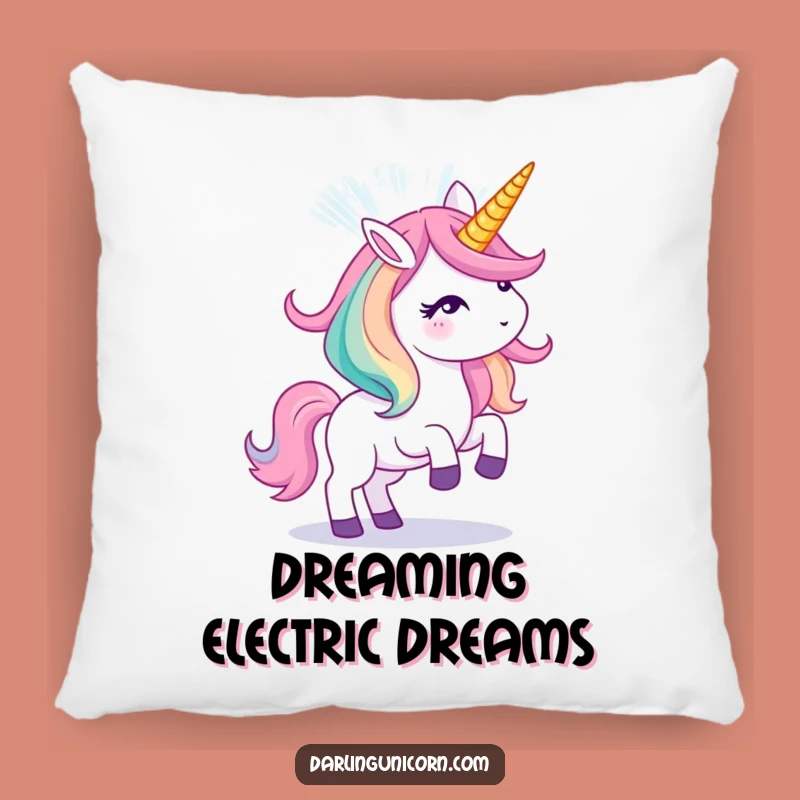 Soft Funny Unicorn Light Show Pillow - Cozy Comfort with Dazzling Magic