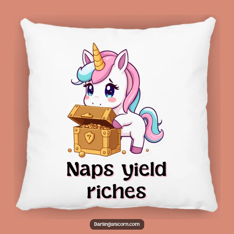 Soft Funny Unicorn Treasure Pillow - Cozy Comfort with Magical Surprises