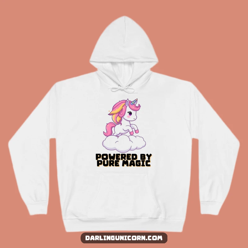 Cozy Funny Sparkling Unicorn Rainbow Mane Hoodie: Your Go-To for Magical Comfort!