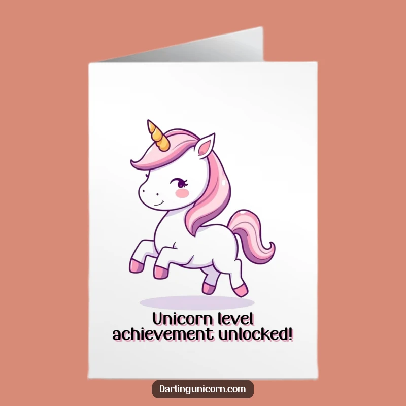 Free Printable Congratulations Card: Unicorn Sparkle, Funny Download