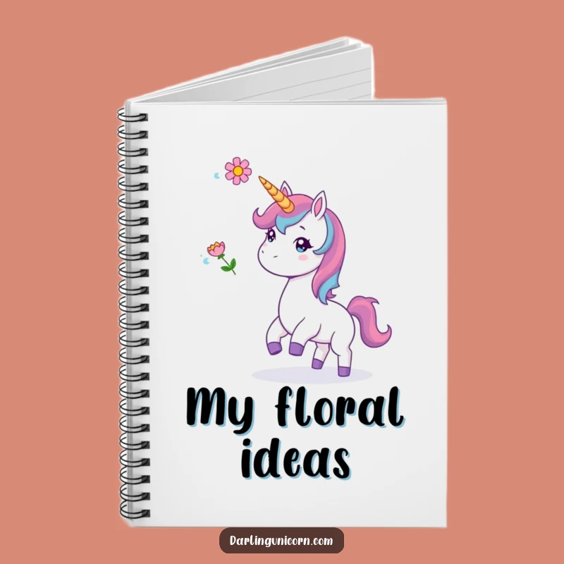 Funny Flower Toss Unicorn Notebook: Jot Playful Ideas, Hilarious Journal Gift