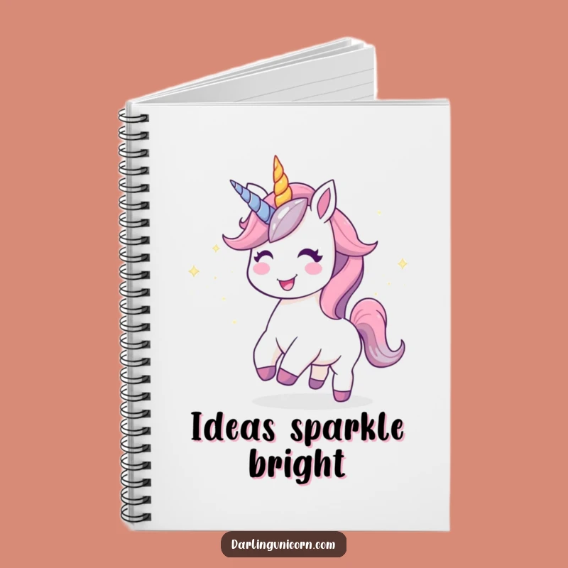 Funny Kawaii Unicorn Stardust Joy Notebook: Capture Magical Thoughts with Sparkle - Perfect Funny Gift
