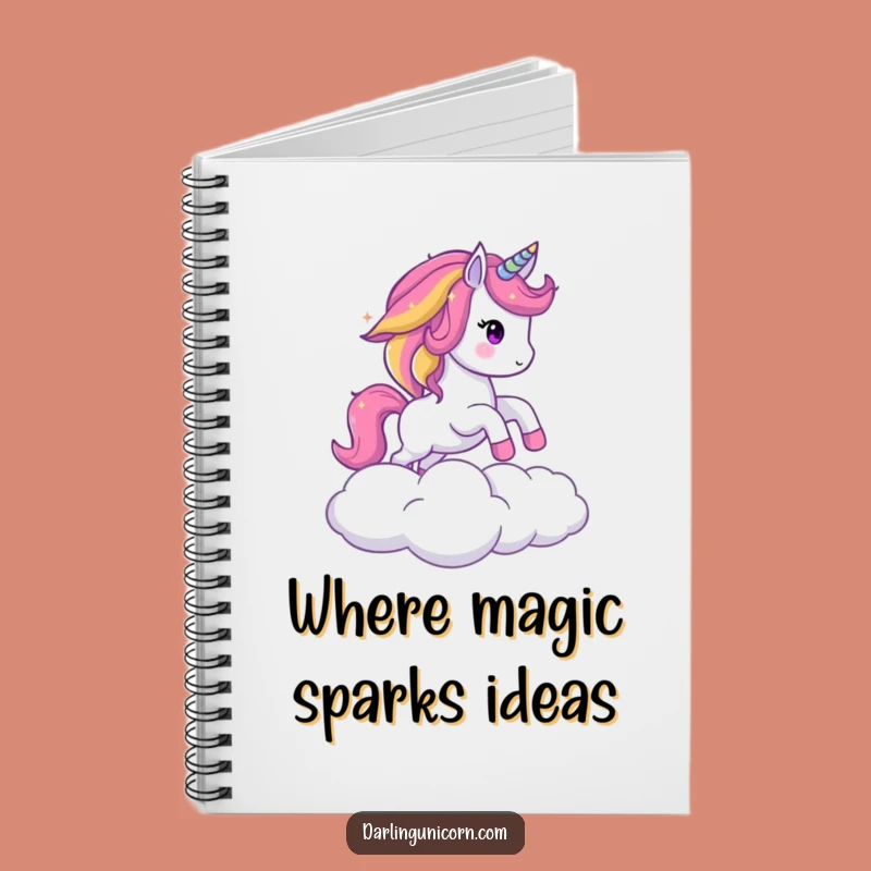 Funny Sparkling Unicorn Rainbow Mane Notebook: Jot Down Your Magical, Humorous Thoughts!