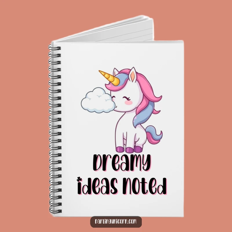 Funny Unicorn Cloud Nudge Notebook: Whimsical Journal, Dreamer's Gift