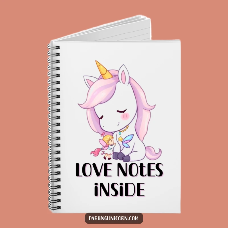 Funny Unicorn Fairy Nuzzle Notebook - Write Your Sweetest Dreams