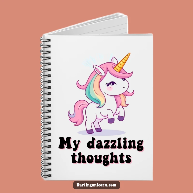 Funny Unicorn Light Show Notebook - Capture Dazzling Ideas