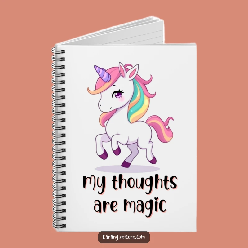 Funny Unicorn Rainbow Mane Notebook: Prancing Ideas, Creative Funny Gift