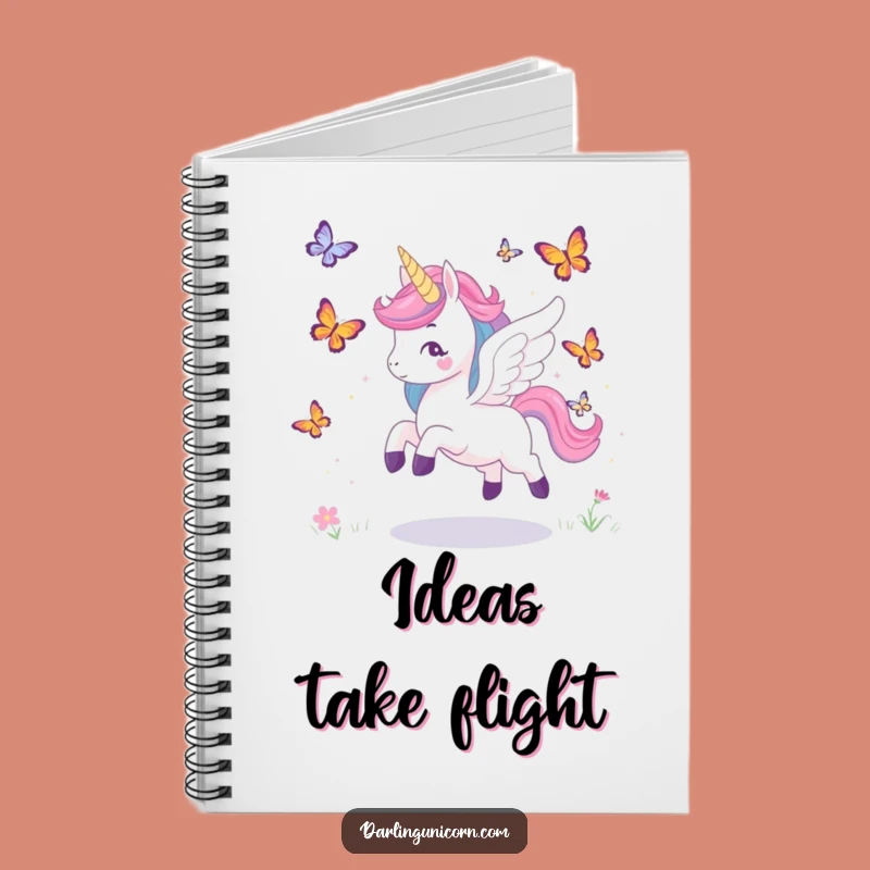 Funny Unicorn Wings Chase Notebook: Dream Journal, Creative Funny Gift