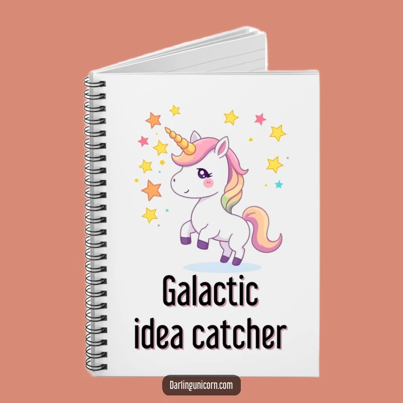 Magical Funny Unicorn Star Juggler Notebook: Write Your Own Stars, Fun Gift