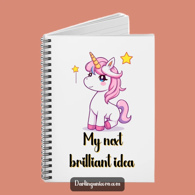 Funny Unicorn Notebook - Magical Star Catcher Journal, Inspiring Funny Gift for Writers