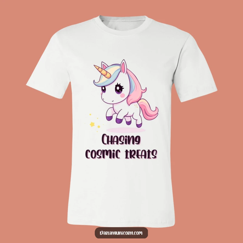 Funny Kawaii Unicorn Stardust Tee: Wear Your Wonder and Whimsy!