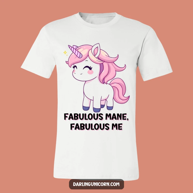 Funny Unicorn Joyful Mane Toss T-Shirt: Hilarious Magical Outfit for Parties