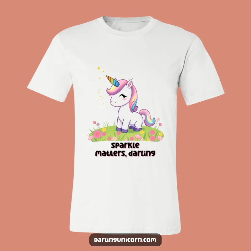 Funny Unicorn Stardust Meadow T-Shirt: Hilarious Fantasy Gift for Dreamers!