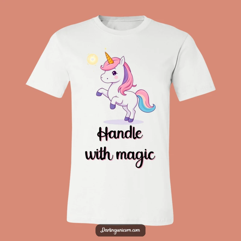 Funny Unicorn Orb Toss T-Shirt: Playful Magic Tee for Fantasy Lovers