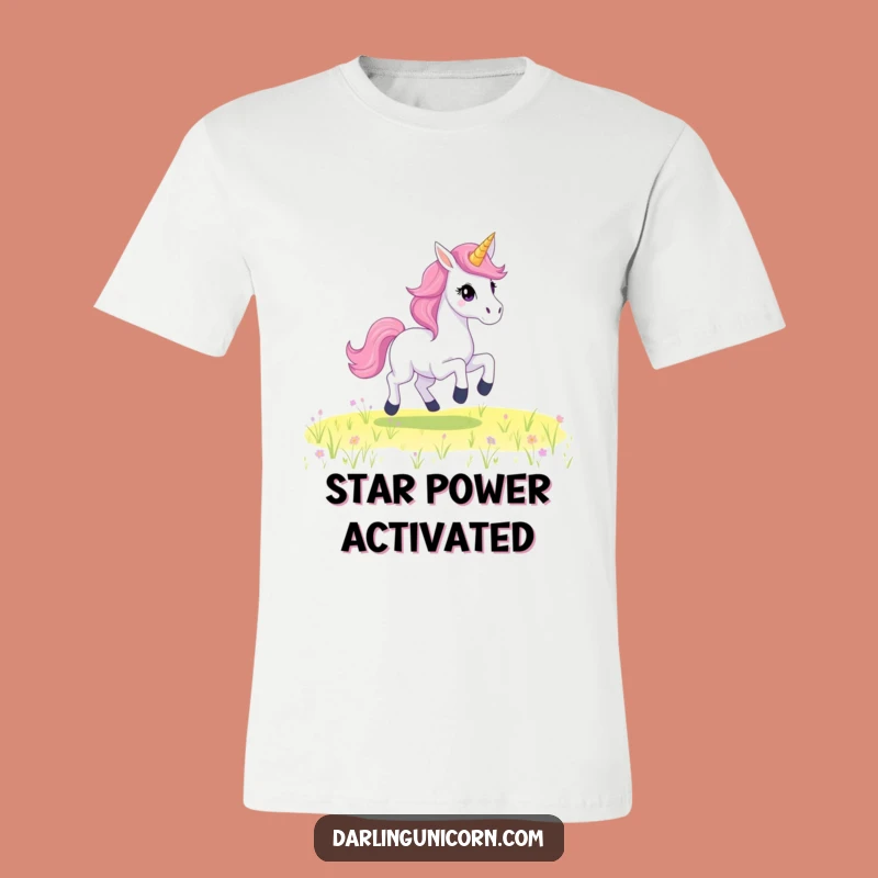 Funny Starry Unicorn T-Shirt - Galloping Through Magic, Perfect Gift!