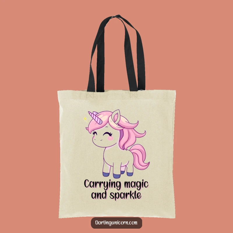 Funny Joyful Unicorn Mane Toss Tote Bag: Chic Magical Accessory for Everyday