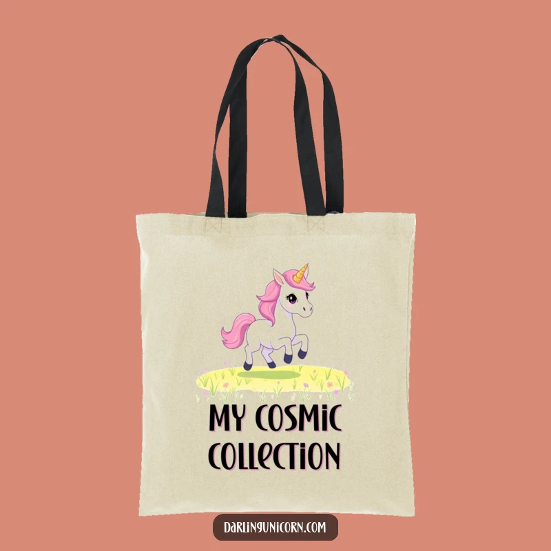 Funny Starry Unicorn Tote Bag - Galloping Style, Perfect Practical Gift!