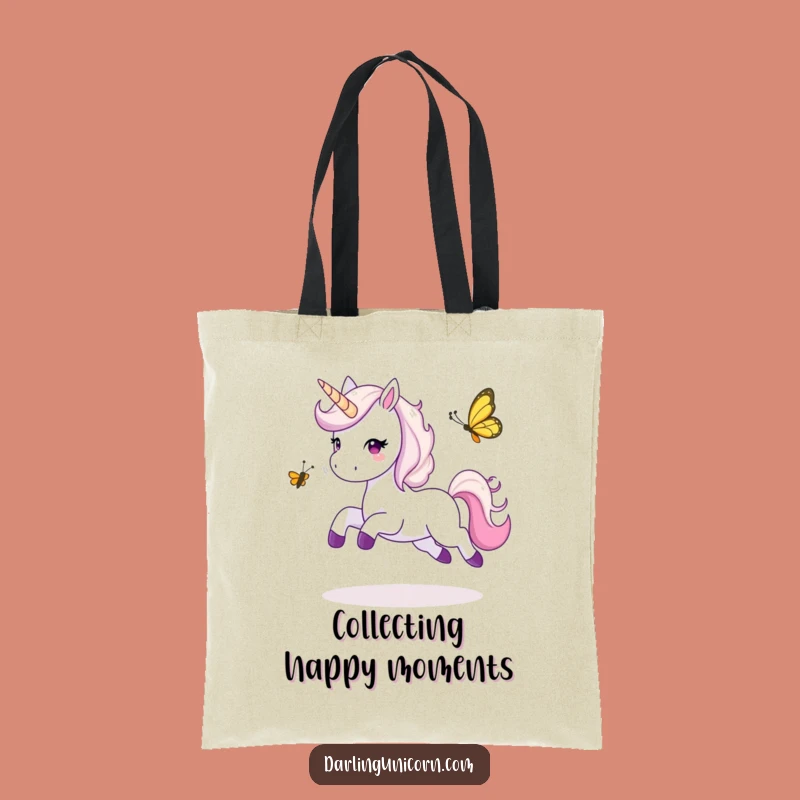 Funny Unicorn Butterfly Tag Tote Bag: Carry Playfulness Everywhere You Go!