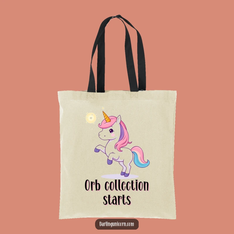 Funny Unicorn Orb Toss Tote Bag: Carry Playful Magic Everywhere You Go