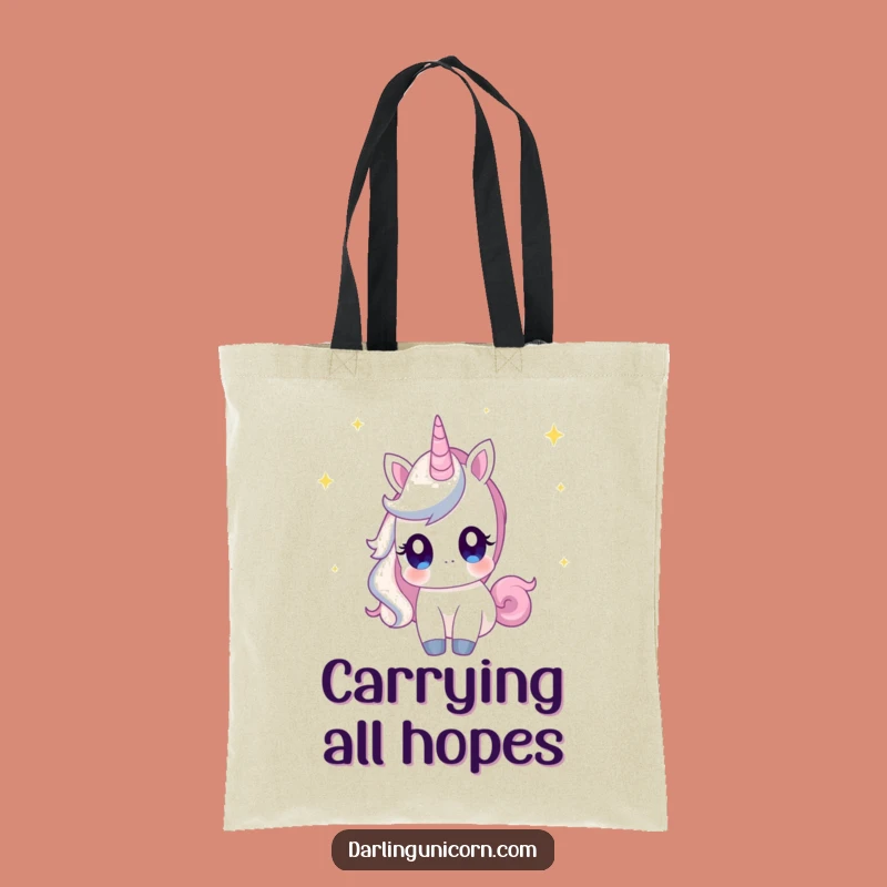 Funny Unicorn Star Gazing Tote: Carry Your Cosmic Dreams in Style